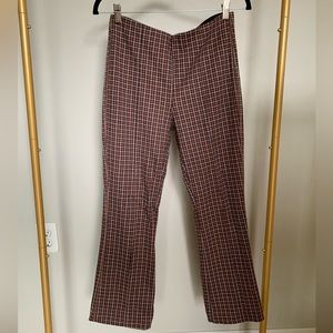 Anthropologie Maeve Margot Plaid Pants